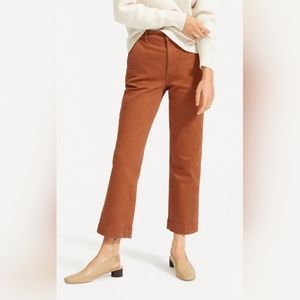 Everlane The Straight Leg Crop in Cocoa